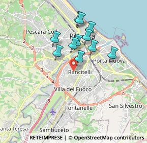 Mappa Via Lago di Borgiano, 65128 Pescara PE, Italia (1.56455)