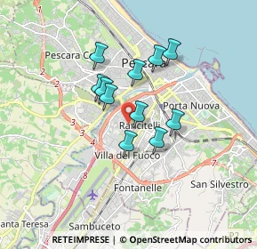 Mappa Via Lago di Borgiano, 65128 Pescara PE, Italia (1.30727)