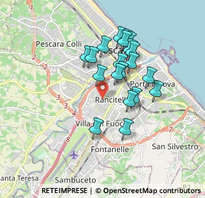 Mappa Via Lago di Borgiano, 65128 Pescara PE, Italia (1.5125)