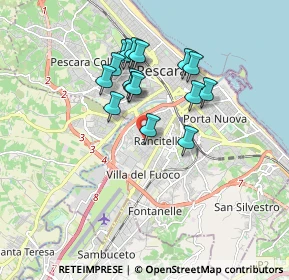 Mappa Via Lago di Borgiano, 65128 Pescara PE, Italia (1.55375)