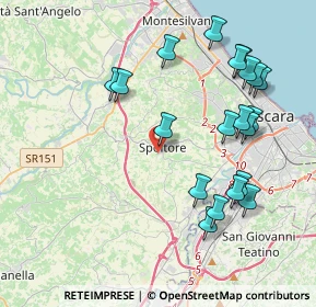 Mappa Via del Convento, 65010 Spoltore PE, Italia (4.49)