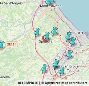 Mappa Via del Convento, 65010 Spoltore PE, Italia (4.87154)