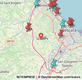 Mappa Via del Convento, 65010 Spoltore PE, Italia (5.34167)