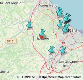 Mappa Via del Convento, 65010 Spoltore PE, Italia (4.65133)