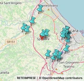 Mappa Via del Convento, 65010 Spoltore PE, Italia (4.0305)