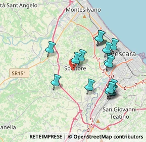 Mappa Via del Convento, 65010 Spoltore PE, Italia (3.71882)