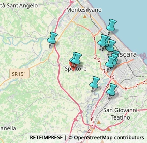 Mappa Via del Convento, 65010 Spoltore PE, Italia (3.49917)