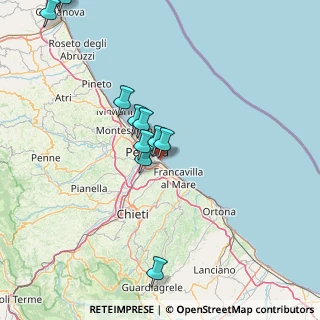 Mappa Viale Teofilo Patini, 65129 Pescara PE, Italia (17.34545)