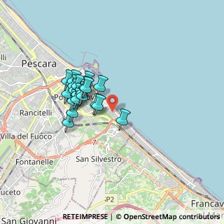 Mappa Viale Teofilo Patini, 65129 Pescara PE, Italia (1.4595)