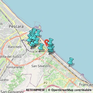 Mappa Viale Teofilo Patini, 65129 Pescara PE, Italia (1.37444)