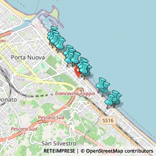 Mappa Viale Teofilo Patini, 65129 Pescara PE, Italia (0.7575)