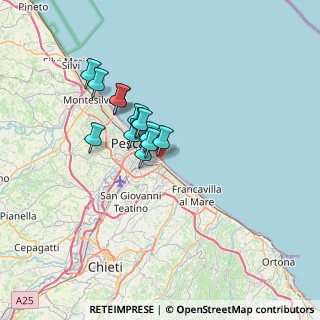 Mappa Viale Teofilo Patini, 65129 Pescara PE, Italia (5.01692)