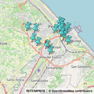 Mappa Via Stradonetto, 65123 Pescara PE, Italia (1.75211)