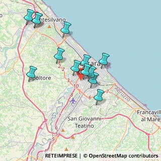 Mappa Via Stradonetto, 65123 Pescara PE, Italia (3.76615)