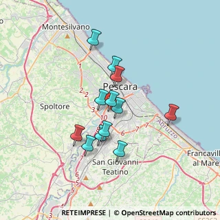 Mappa Via Stradonetto, 65123 Pescara PE, Italia (2.955)