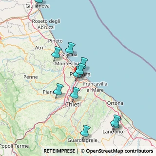 Mappa Via Stradonetto, 65123 Pescara PE, Italia (16.45)