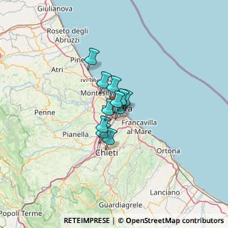 Mappa Via Stradonetto, 65123 Pescara PE, Italia (6.38455)