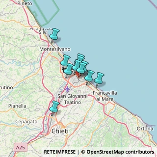 Mappa Via San Francesco D'Assisi, 65129 Pescara PE, Italia (3.70909)