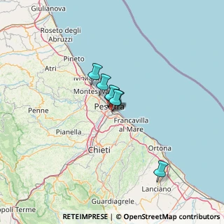 Mappa Via San Francesco D'Assisi, 65129 Pescara PE, Italia (23.08636)
