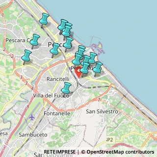 Mappa Via San Francesco D'Assisi, 65129 Pescara PE, Italia (1.76353)