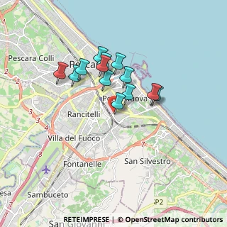 Mappa Via San Francesco D'Assisi, 65129 Pescara PE, Italia (1.43154)