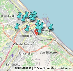 Mappa Via San Francesco D'Assisi, 65129 Pescara PE, Italia (1.48632)