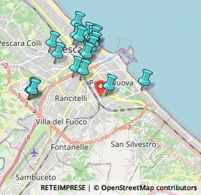 Mappa Via San Francesco D'Assisi, 65129 Pescara PE, Italia (2.0265)