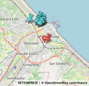Mappa Via San Francesco D'Assisi, 65129 Pescara PE, Italia (1.66375)