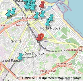 Mappa Via San Francesco D'Assisi, 65129 Pescara PE, Italia (1.48)