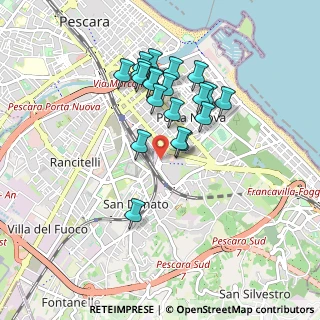 Mappa Via San Francesco D'Assisi, 65129 Pescara PE, Italia (0.819)