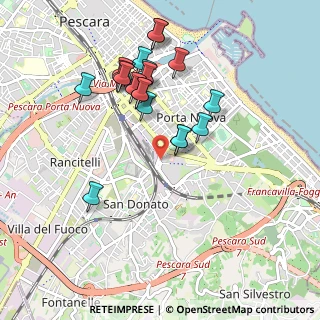 Mappa Via San Francesco D'Assisi, 65129 Pescara PE, Italia (0.9765)