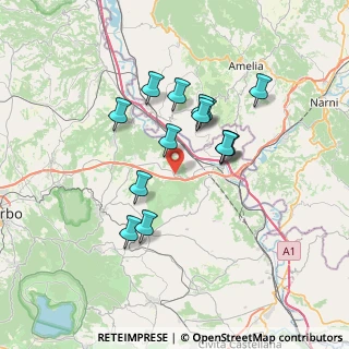 Mappa Via Ortana, 01030 Bassano In Teverina VT, Italia (6.20929)