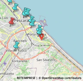 Mappa Viale Pineta, 65129 Pescara PE, Italia (2.52182)