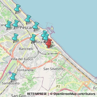 Mappa Viale della Pineta, 65129 Pescara PE, Italia (2.61091)