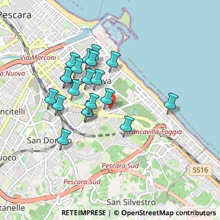 Mappa Viale Pineta, 65129 Pescara PE, Italia (0.85)