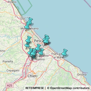 Mappa Viale della Pineta, 65129 Pescara PE, Italia (6.216)
