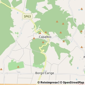Mappa Capalbio