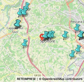 Mappa Piazza D'Albenzio, 65010 Spoltore PE, Italia (2.397)