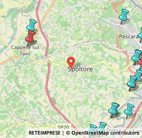 Mappa Piazza D'Albenzio, 65010 Spoltore PE, Italia (3.783)