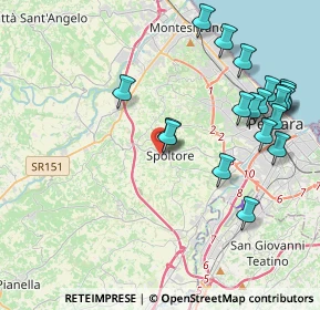 Mappa Piazza D'Albenzio, 65010 Spoltore PE, Italia (4.80368)