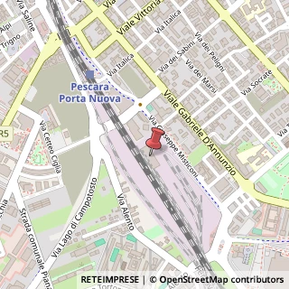 Mappa Via San Francesco D'Assisi, 8, 65129 Pescara, Pescara (Abruzzo)