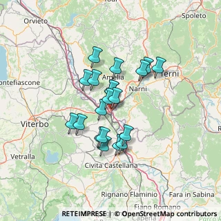 Mappa Via Tuscania, 01028 Orte VT, Italia (10.907)
