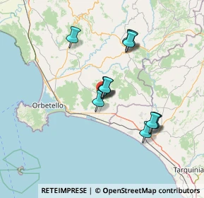 Mappa Via I. Silone, 58011 Capalbio GR, Italia (12.6175)