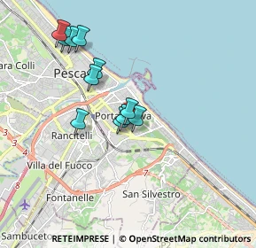 Mappa Via Tinozzi, 65126 Pescara PE, Italia (1.67091)