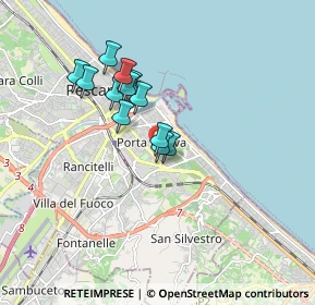 Mappa Via Tinozzi, 65126 Pescara PE, Italia (1.41333)