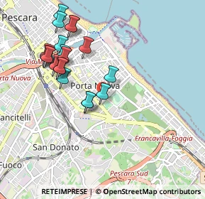 Mappa Viale Pepe, 65126 Pescara PE, Italia (1.038)