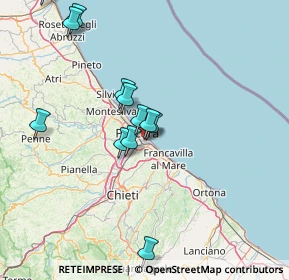 Mappa Via Tinozzi, 65126 Pescara PE, Italia (15.10333)