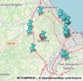 Mappa Via dei Calderai, 65010 Spoltore PE, Italia (4.49313)