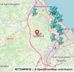Mappa Via dei Calderai, 65010 Spoltore PE, Italia (4.81583)