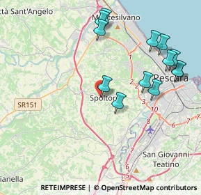 Mappa Via dei Calderai, 65010 Spoltore PE, Italia (4.60308)